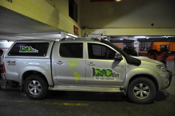 A Fiona de pneu novo, em Salta - Argentina